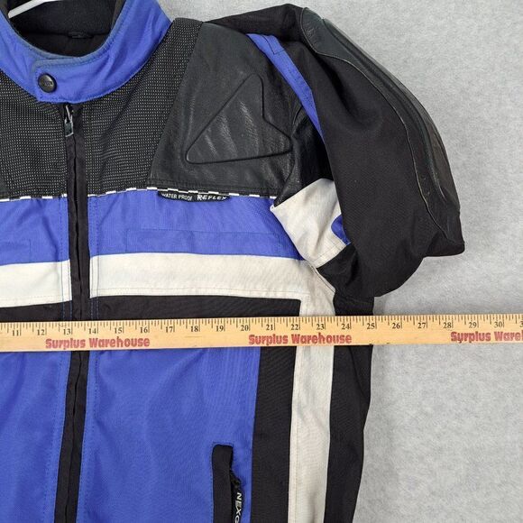 Nexgen Motorcycle Jacket Mens Large Cordura Thinsulate Leather Padded Waterproof - Picture 14 of 15